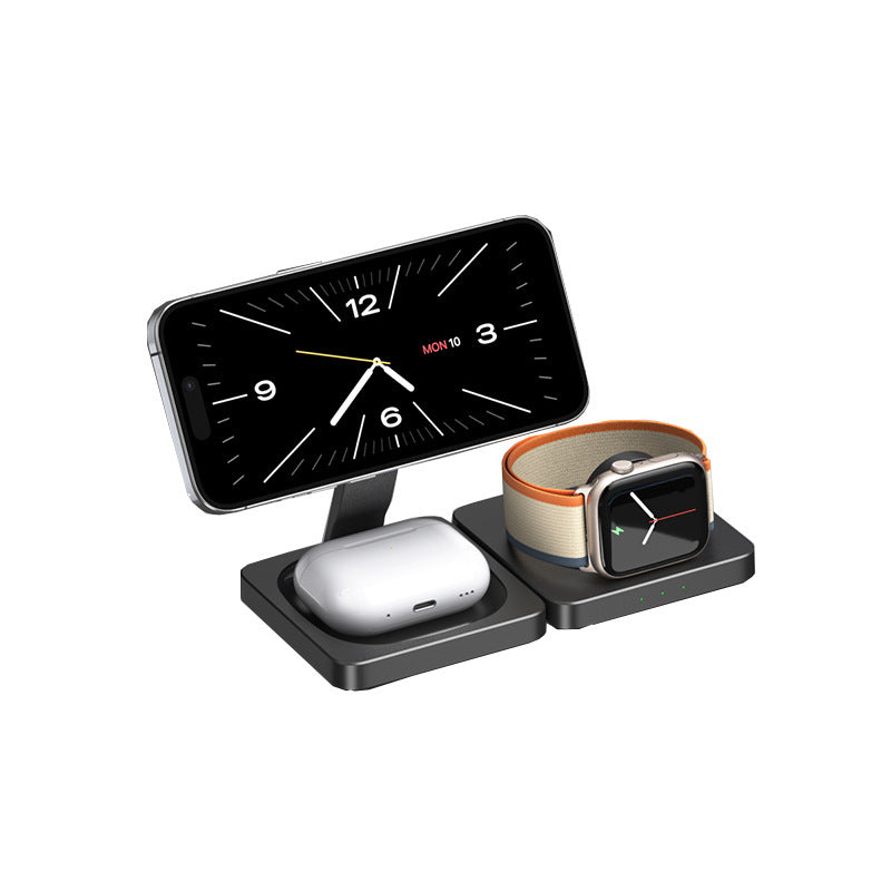 ByeByeCables™ - 3in1 Folding Magnetic Mobile Phone Wireless Charger