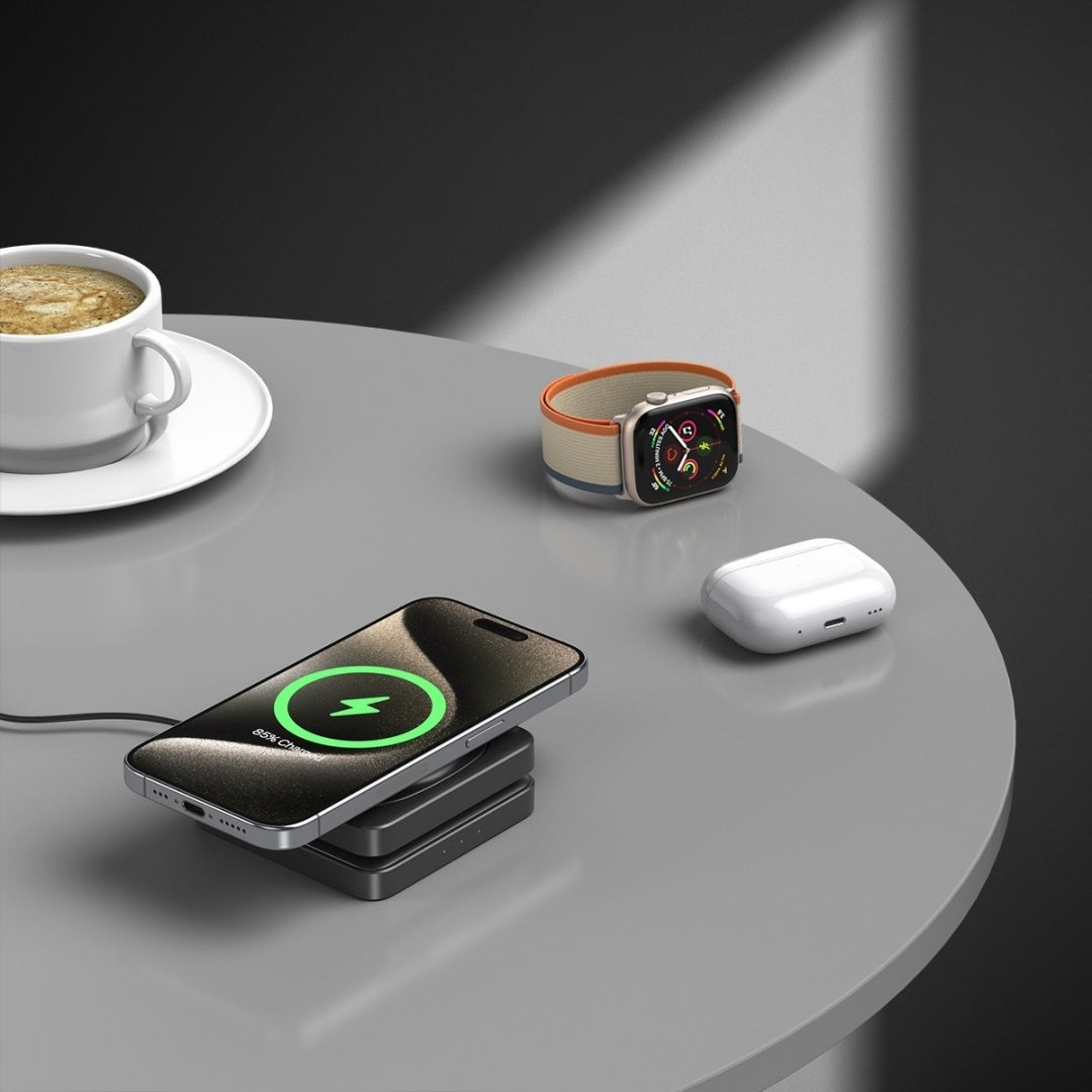 ByeByeCables™ - 3in1 Folding Magnetic Mobile Phone Wireless Charger