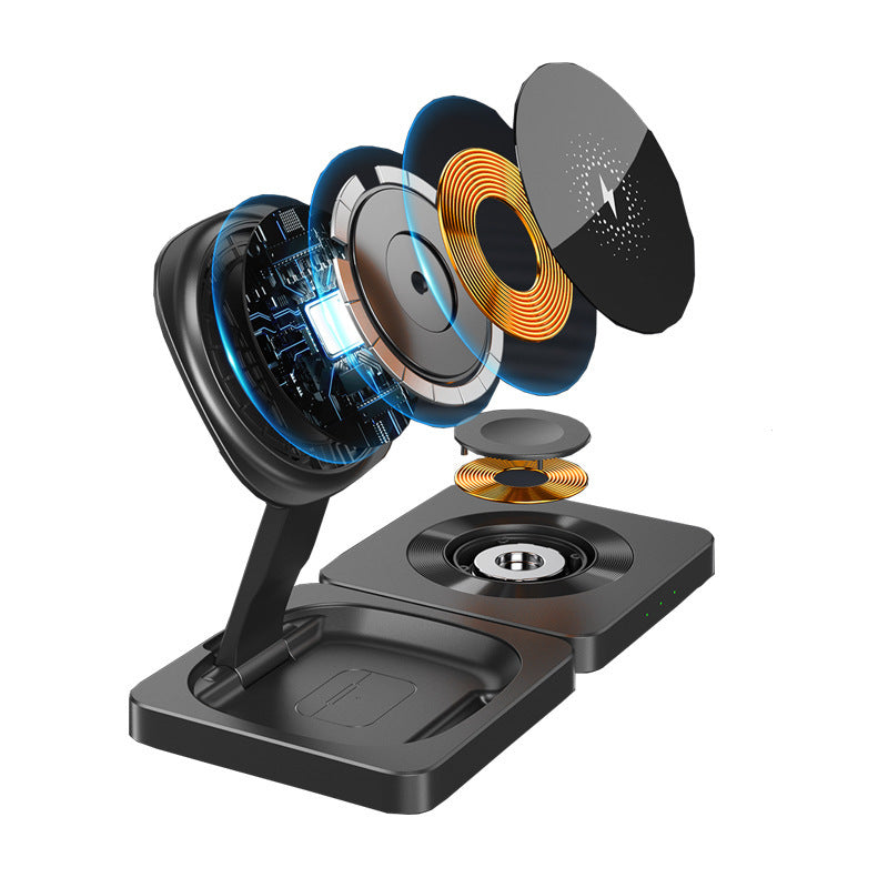 ByeByeCables™ - 3in1 Folding Magnetic Mobile Phone Wireless Charger