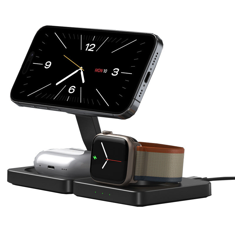 ByeByeCables™ - 3in1 Folding Magnetic Mobile Phone Wireless Charger
